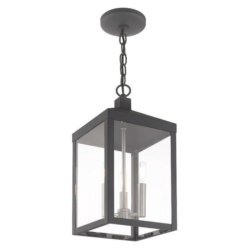 Livex Lighting Nyack 3 - Light Pendant in  Scandinavian Gray