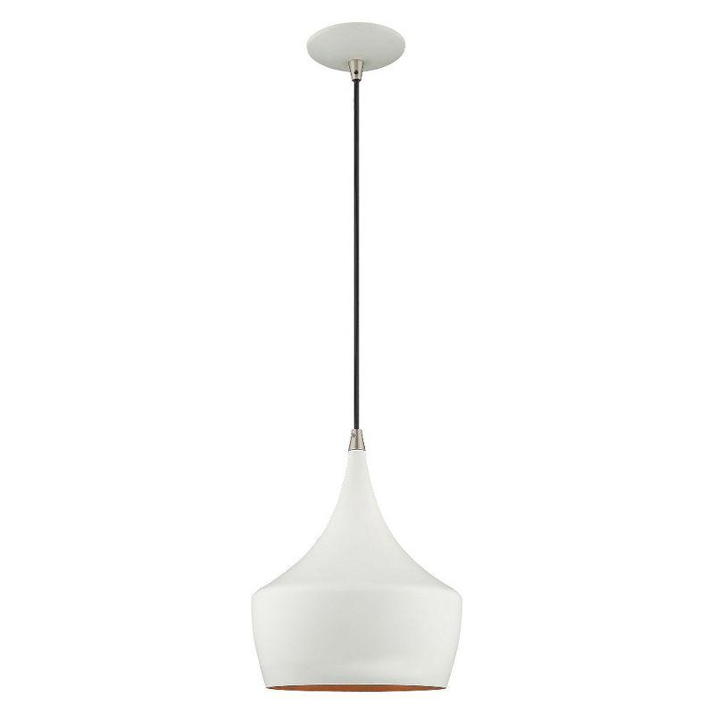 Schultz Single Light Metal Dimmable Pendant