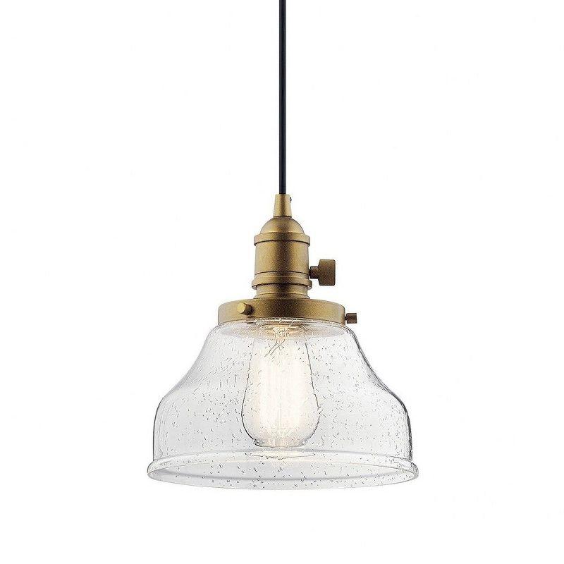 Kichler Lighting Avery 1 - Light Pendant in  Natural Brass