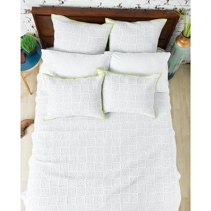 carol & frank 20" x 26" Spencer Cotton Standard Sham - Machine Washable