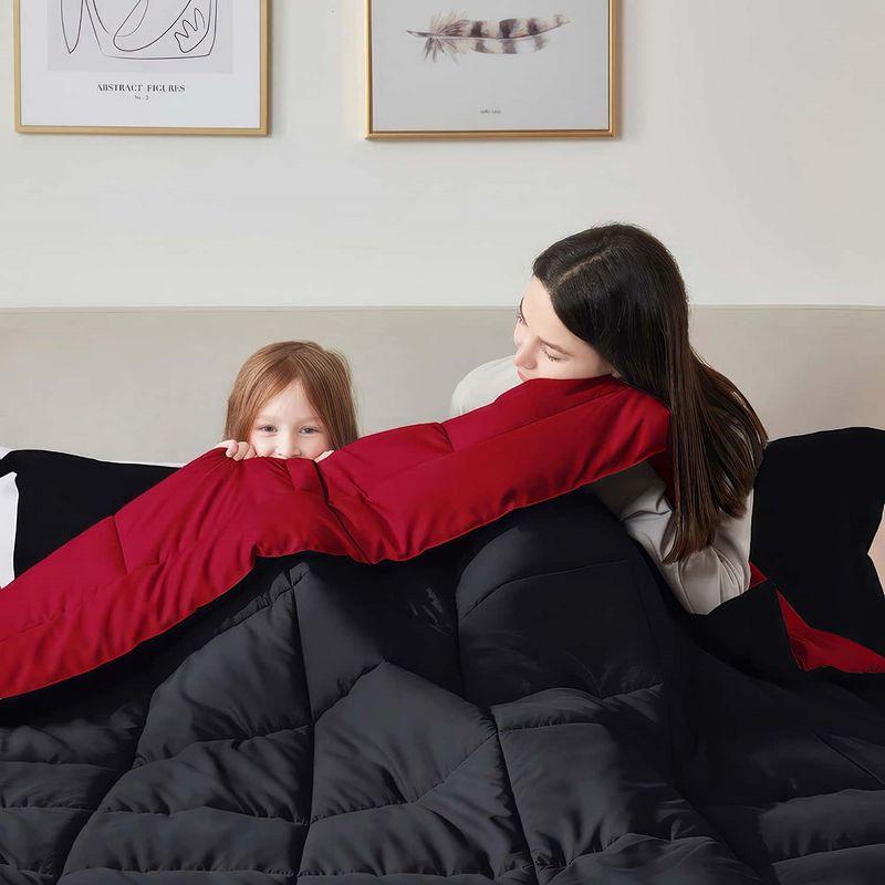 Nestl Nestl All Season Solid Lightweight Down Alternative Reversible Comforter