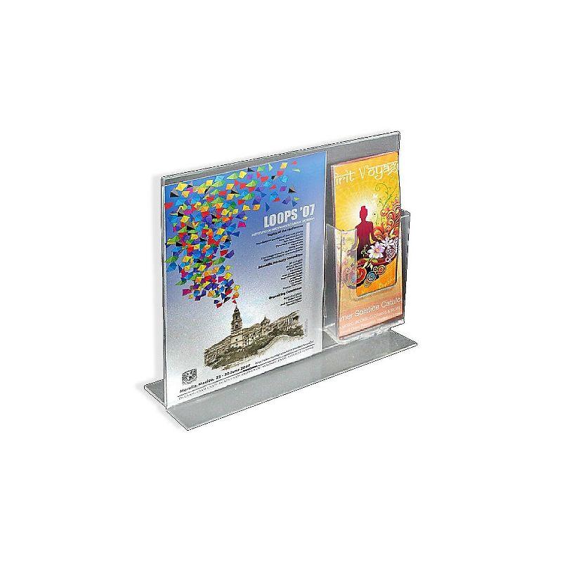 Azar Sign Holders 8.5" x 11" Clear Acrylic 2/Pack (252053)