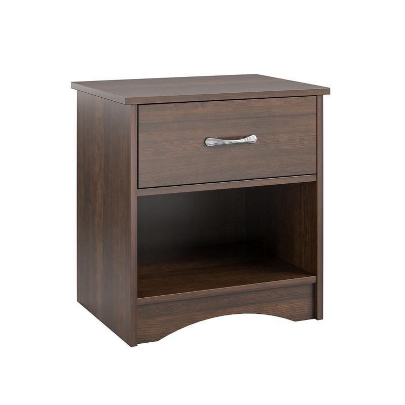 Ameriwood Home Jerry Hill Nightstand with Drawer, Cherry Oak