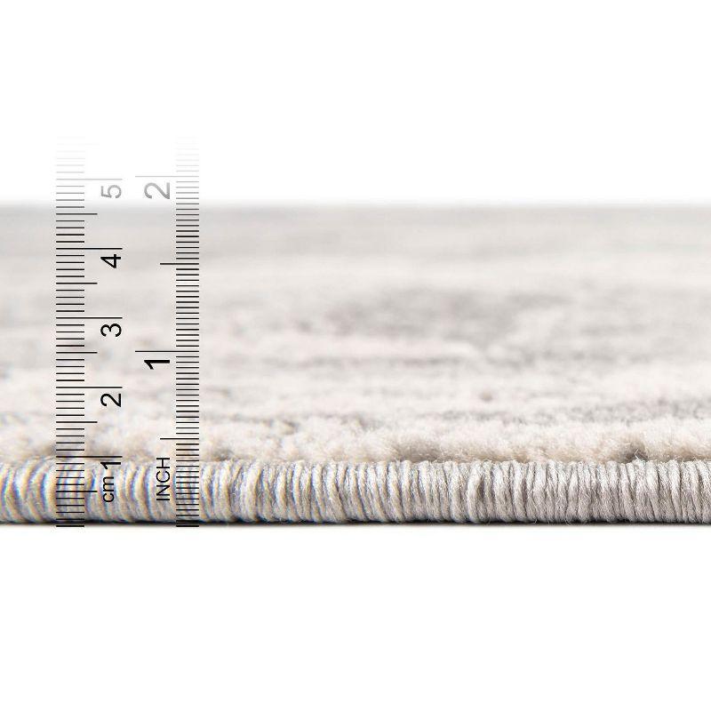 Unique Loom Portland Collection Area Rug - Orford (4' 1" x 6' 1" Rectangle Gray/Beige)