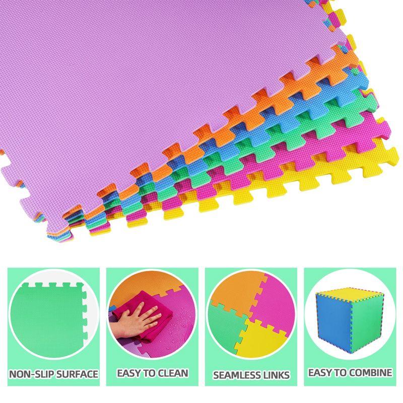 BalanceFrom Fitness Balancefrom Fitness 48 Sq Ft Interlocking EVA Foam Exercise Mat Tiles
