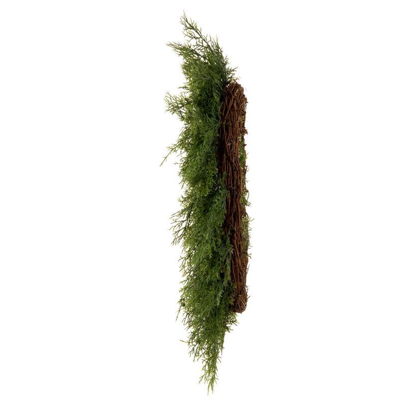 Vickerman 24" Artificial Cedar Wreath.