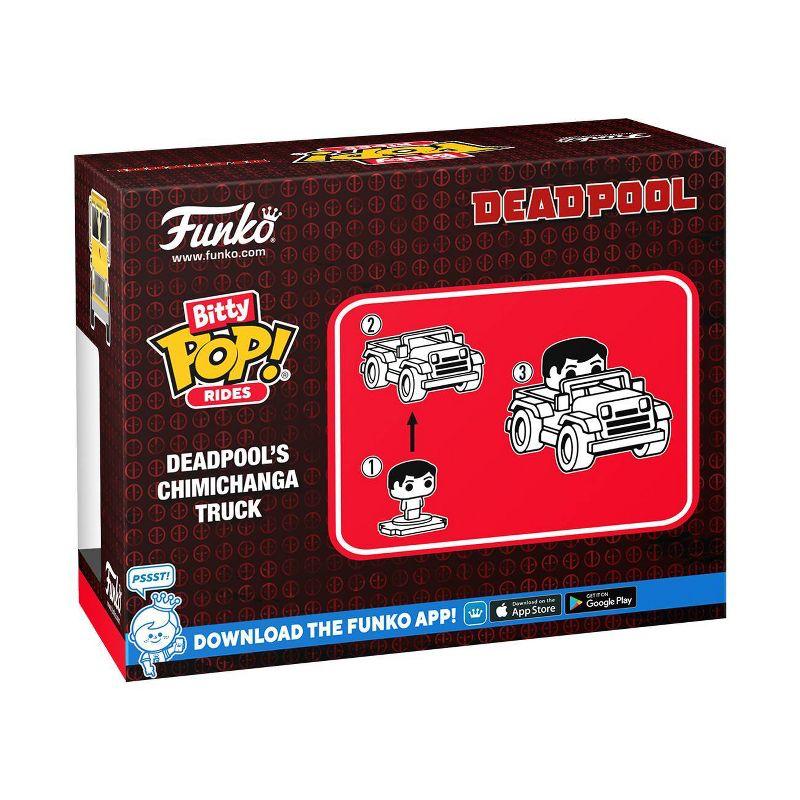 Funko Bitty POP! Marvel Deadpool with Chimichanga Truck Figures