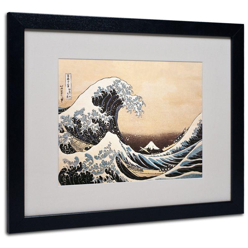 The Great Wave Giclee Print with Black Frame and Acrylic Cover