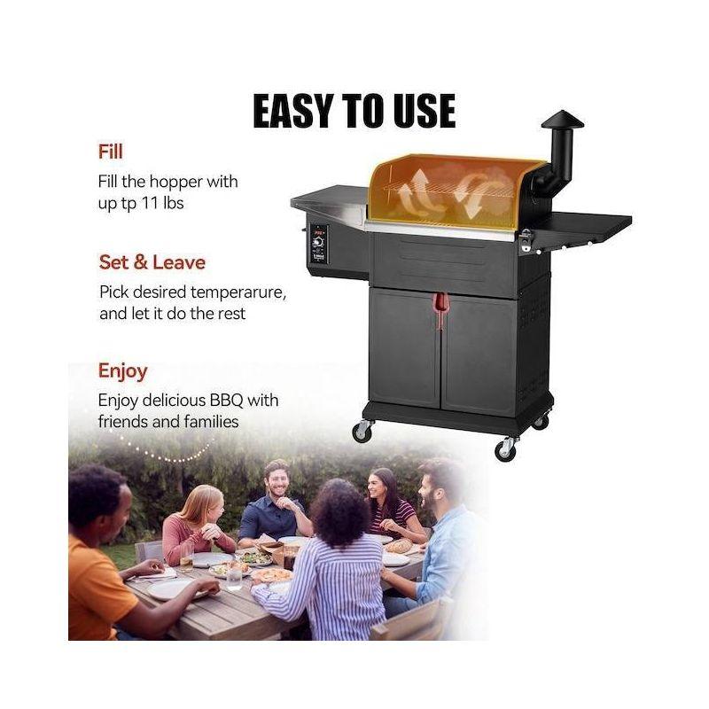 Z GRILLS Upgraded Wood Pellet Grill with PID Controller, 8-in-1, 572 sq in Cooking Area