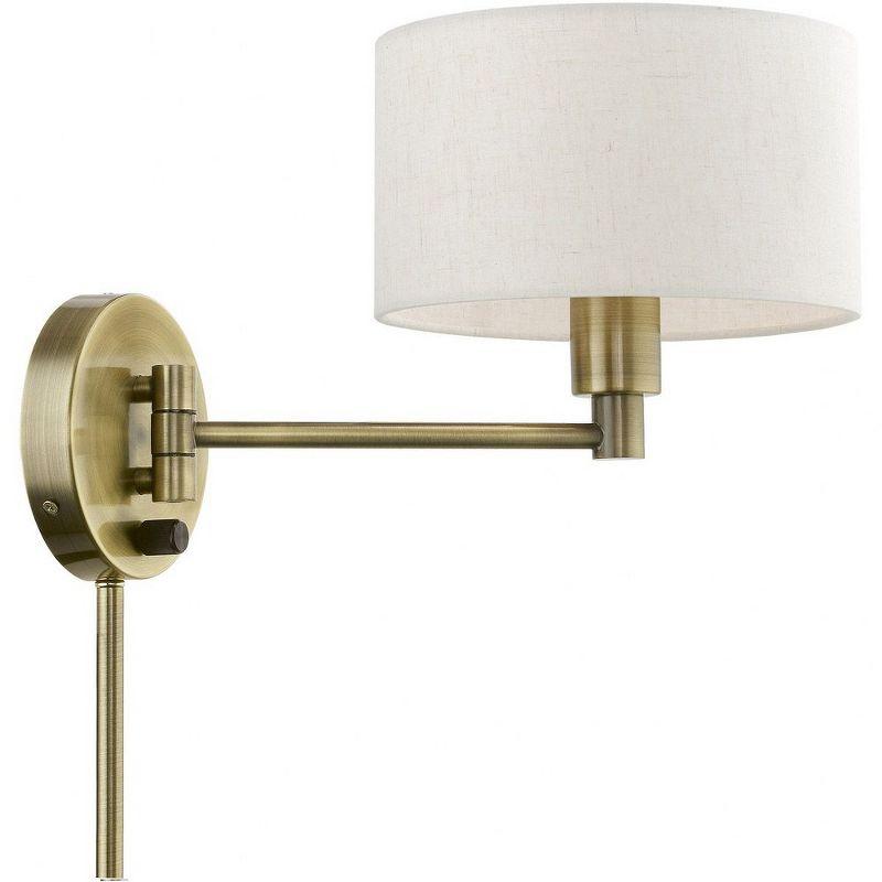 Livex Lighting 1 - Light Wall Light in  Antique Brass