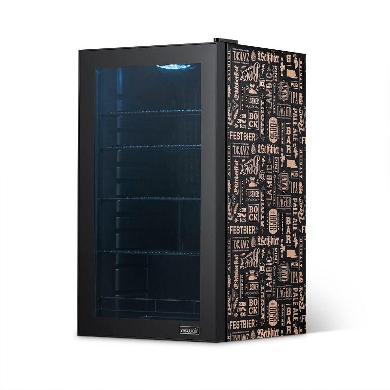 Newair Newair Custom Designed Freestanding 126 Can Beer Fridge with SplitShelf