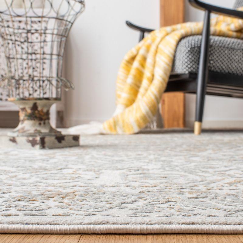 Princeton PRN714 Power Loomed Indoor Accent Rug - 4'x6' - Beige/Grey - Safavieh