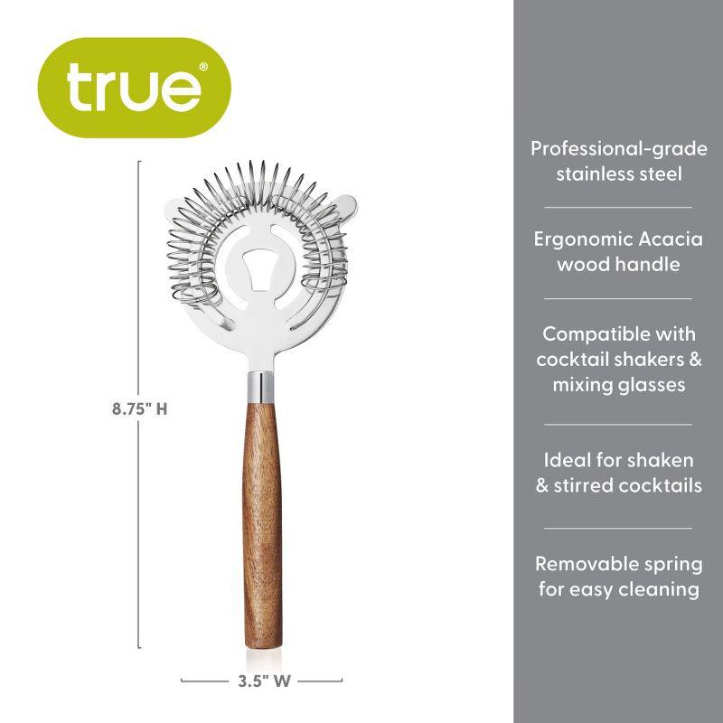 Cocktail Strainer with Acacia Handle