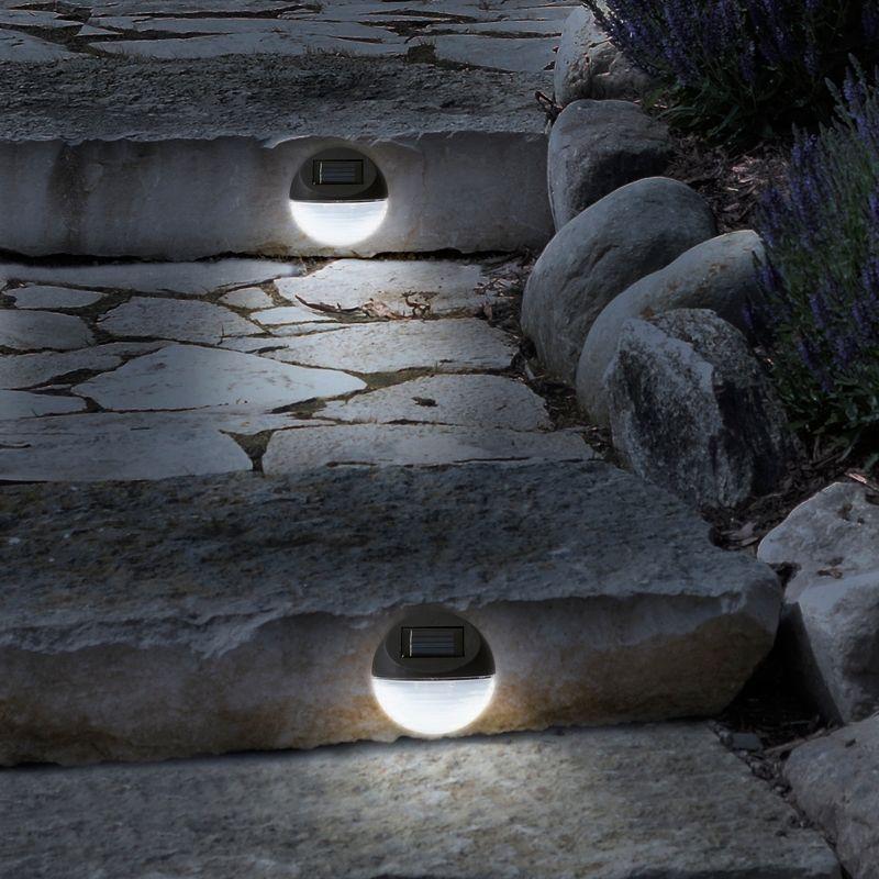 Nature Spring Outdoor Rechargeable LED Solar Lights - 4 Pieces