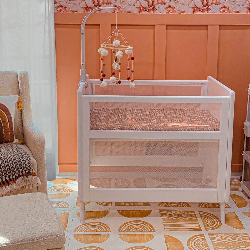 BreathableBaby BreathableBaby Breathable Mesh 2-in-1 Mini Crib, Greenguard Gold Certified
