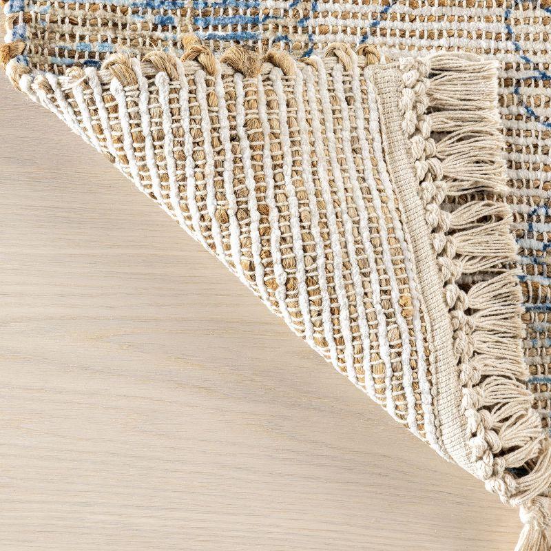 Lauren Liess x Rugs USA - Marigold Vintage Tasseled Area Rug, 6' x 9', Sand