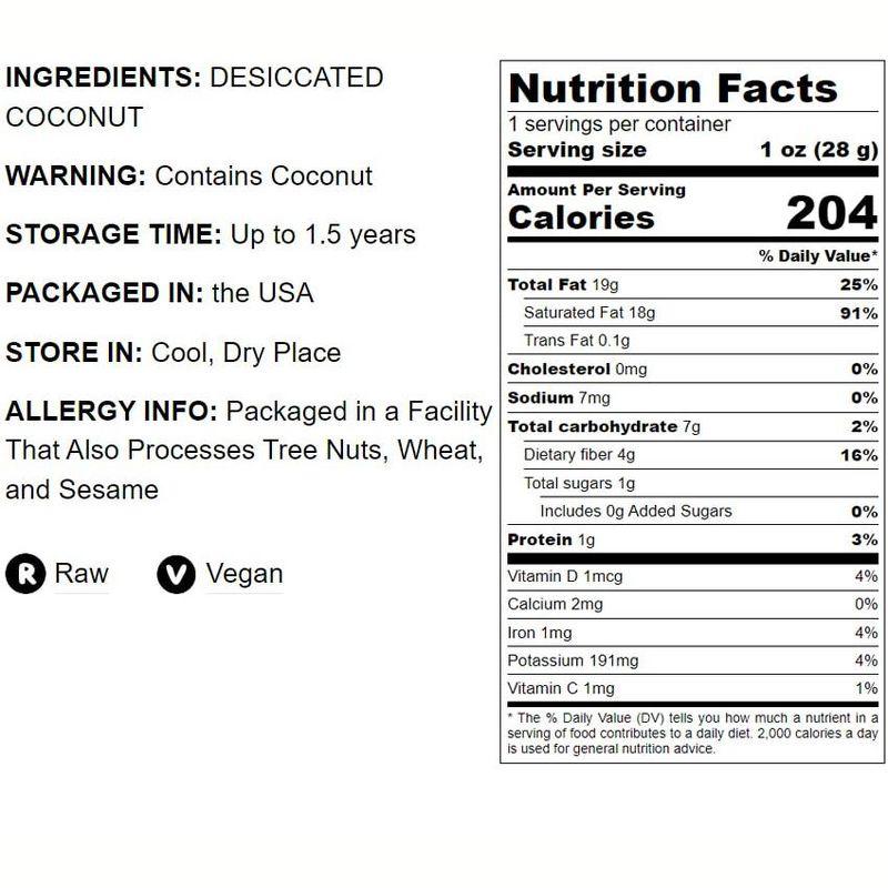 Coconut Chips - by Food To Live  0,5 LB