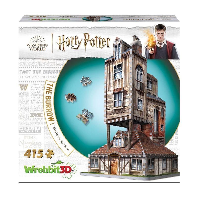 Harry Potter The Burrow - Weasley Family Home 3D Puzzle 415pc