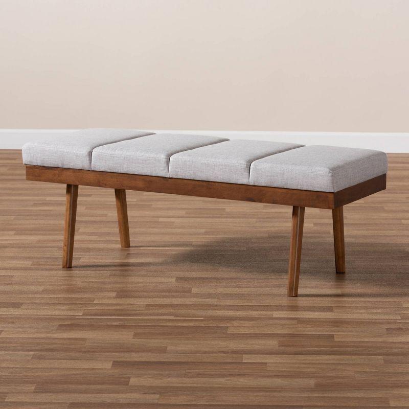 Larisa Wood Bench - Baxton Studio