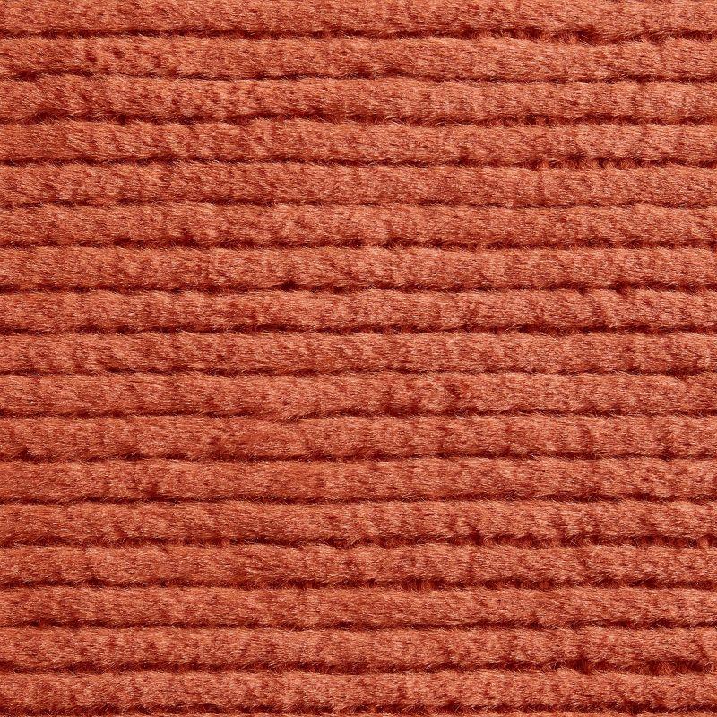 Eddie Bauer Eddie Bauer Ribbed Textured Stripe Solid Plush Throw Blanket