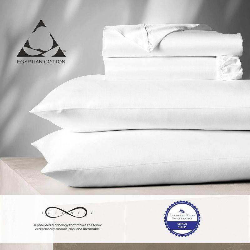 1000 Thread Count Cotton Solid Sheet Set  - Aireolux