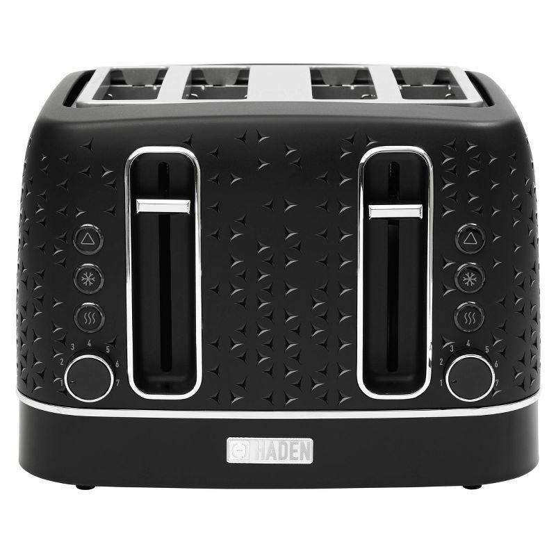 HADEN Starbeck Black 4-Slice Toaster