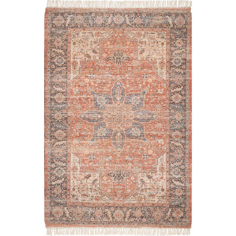 Lauren Liess x Rugs Persian Medallion Tassel Area Rug