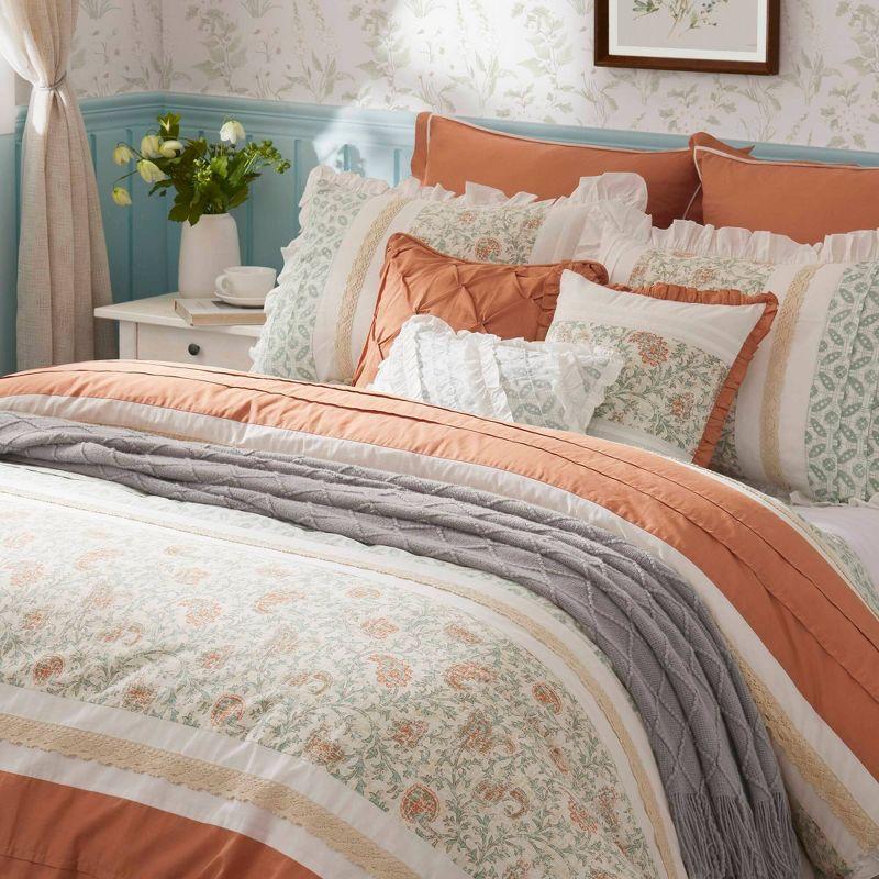 Dawn 9 Piece Cotton Percale Comforter Set
