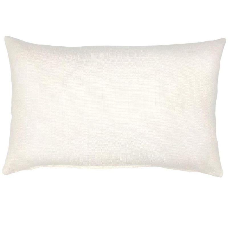 Summer Classic White Dralon Acrylic Outdoor Pillow