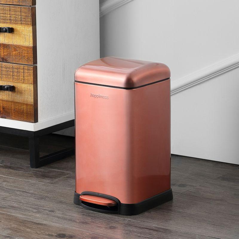 happimess Betty Retro Mini 3.2-Gallon Step-Open Trash Can