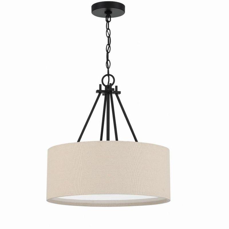Craftmade Lighting Duke 3 - Light Pendant in  Flat Black