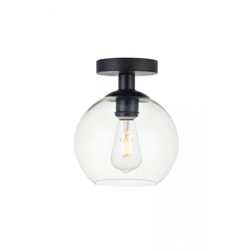 Childerley Single Light Glass Semi Flush Mount
