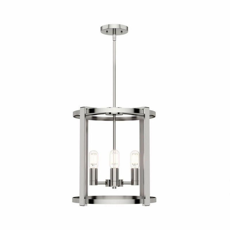Hunter Fans Astwood 4 - Light Chandelier in  Polished Nickel