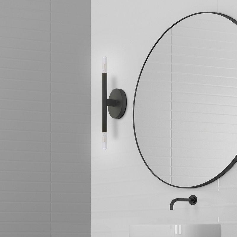 Livex Lighting Copenhagen 2 - Light Wall Light in  Black