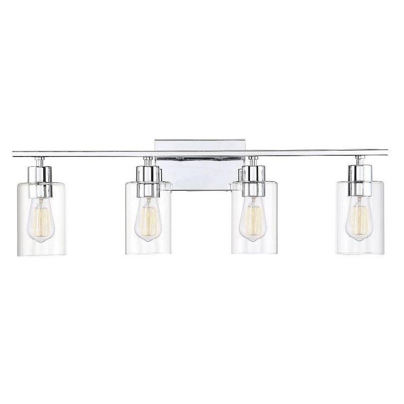 Savoy House Lambert 4 - Light Vanity in  Polished Chrome