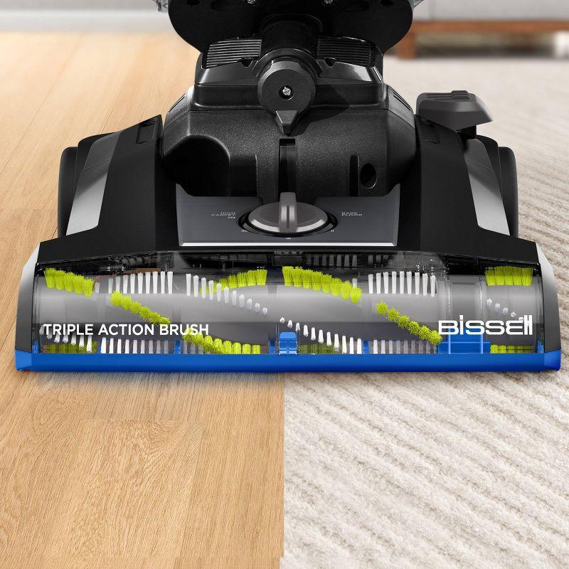 BISSELL CleanView Vacuum with Automatic Cord Rewind, TurboEraser Upholstery Tool, Triple Action Brush Roll Swivel Steering, Extension Wand, Easy-Empty Dirt Tank, Multi-Cyclonic Suction 3839