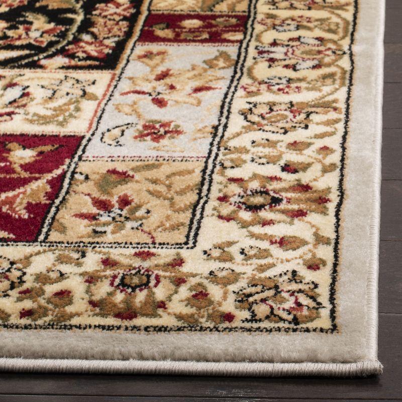 Lyndhurst LNH318 Power Loomed Area Rug - Grey/Multi - 4'x6' - Safavieh