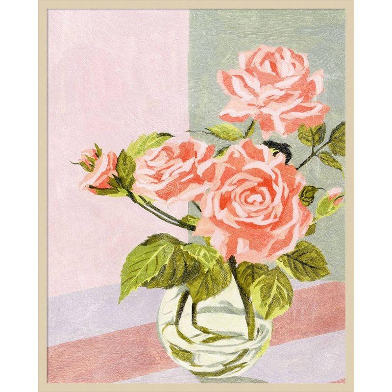 Amanti Art Douces Roses I by Melissa Wang Framed Wall Art Print