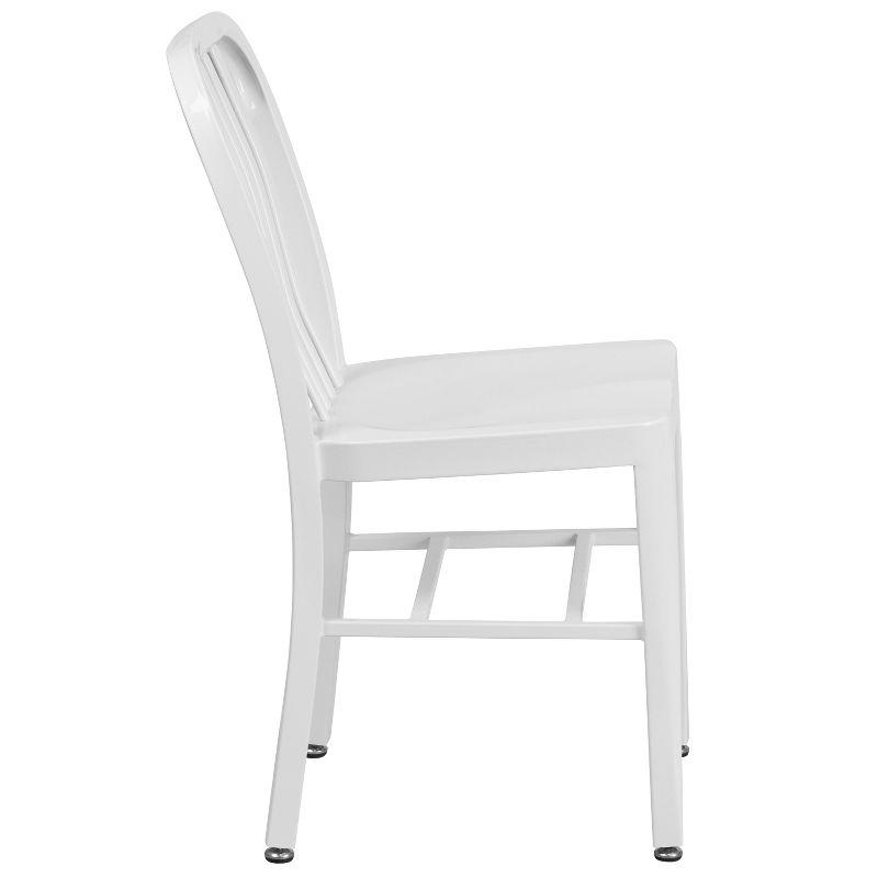 Flash Furniture Commercial Grade Metal Indoor-Outdoor Chair