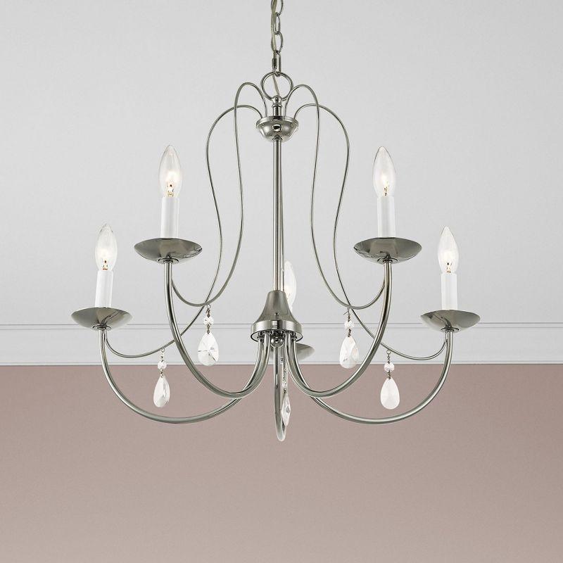 Livex Lighting Mirabella 5 - Light Chandelier in  Polished Chrome