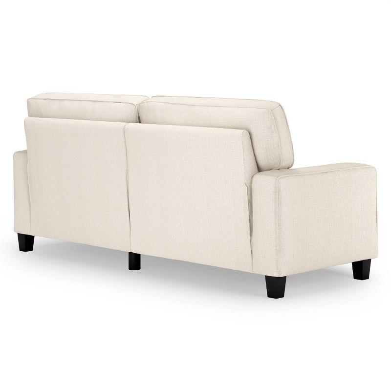 Serta Palisades 78" Track Arm Sofa, Easy Care Fabric, Soft Pillow Back, Pocket Coil Seat Cushions