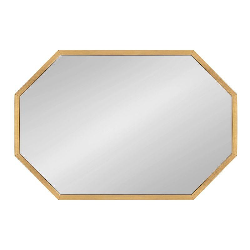 24&#34; x 36&#34; Laverty Octagon Wall Mirror Gold - Kate &#38; Laurel All Things Decor