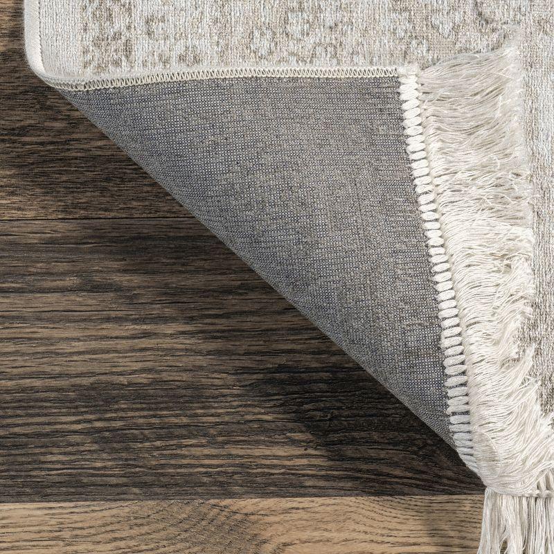 nuLOOM Cantrell Faded Transitional Fringe Area Rug