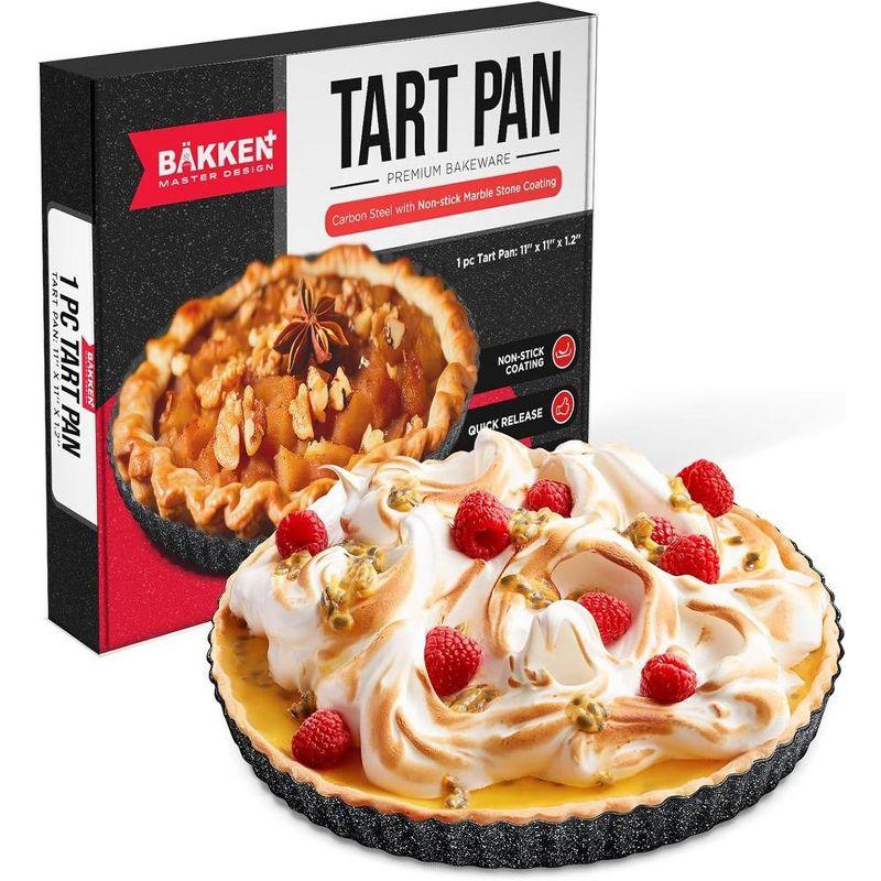 Bakken 11" Non-Stick Carbon Steel Tart Pan with Removable Bottom