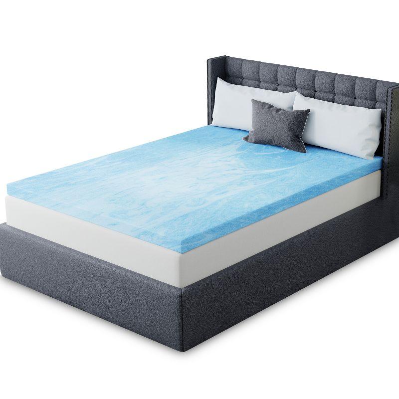 Vibe 3” Gel Swirl Memory Foam Mattress Topper