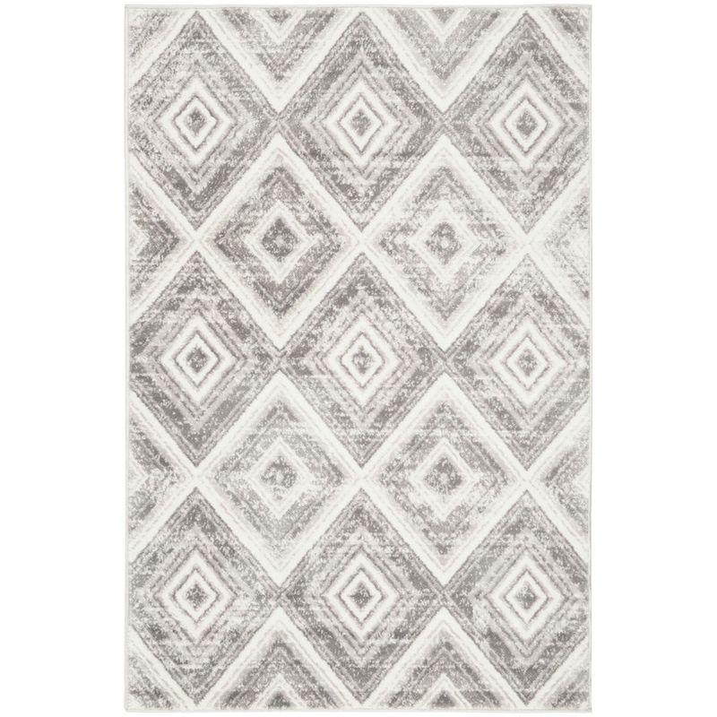 Skyler SKY120 Power Loomed Indoor Area Rug - Grey/Ivory - 4'x6' - Safavieh