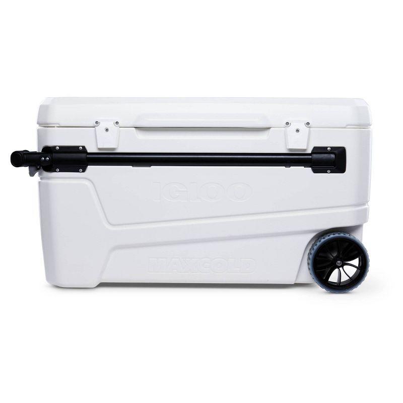 Igloo Glide Pro Hard Sided 110qt Portable Cooler - White