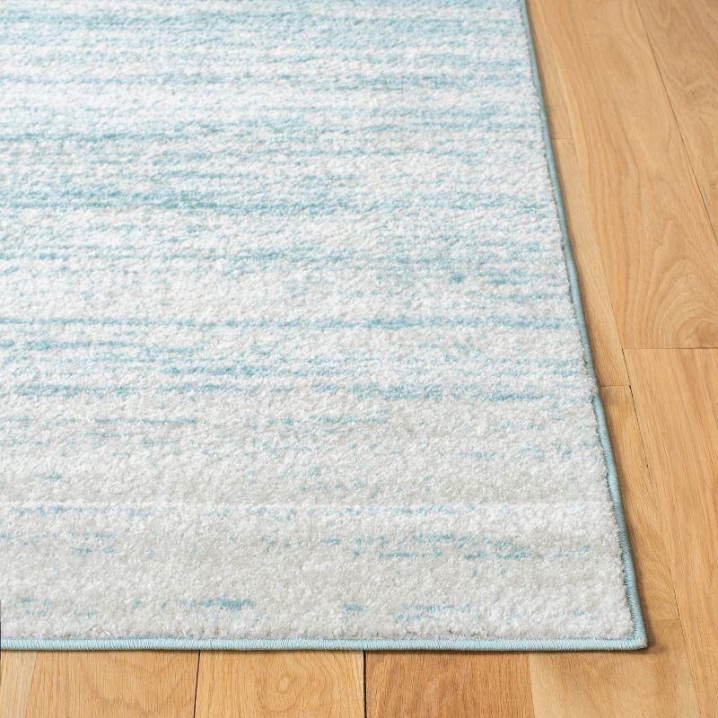 Adirondack ADR113 Non-Shedding Power Loomed Indoor Area Rug - Aqua/Ivory - 6'7"x6'7" - Safavieh