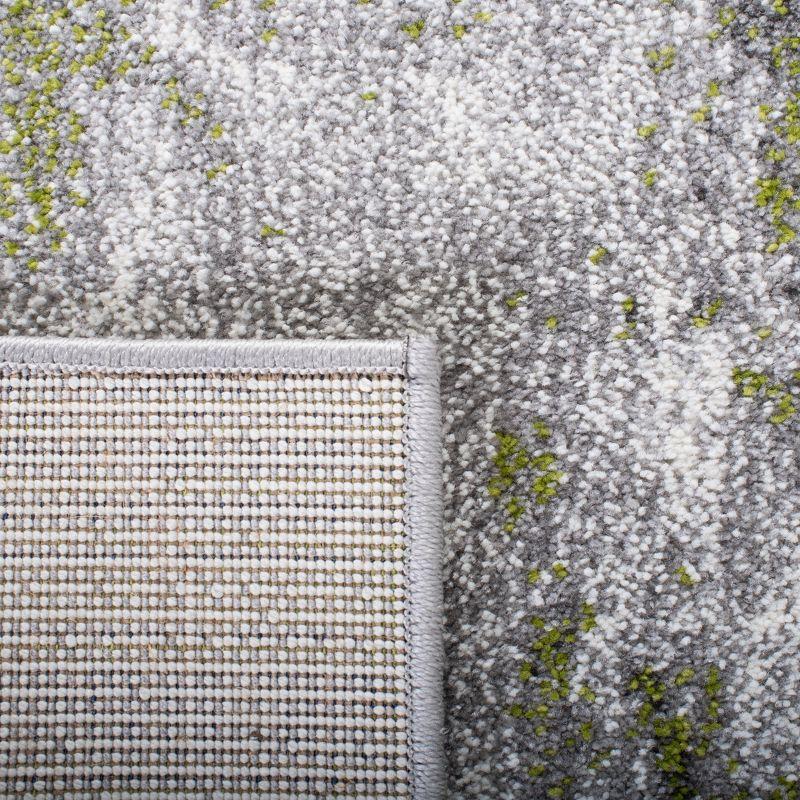 Galaxy GAL117 Power Loomed Indoor Area Rug - Grey/Green - 5'3"x7'6" - Safavieh