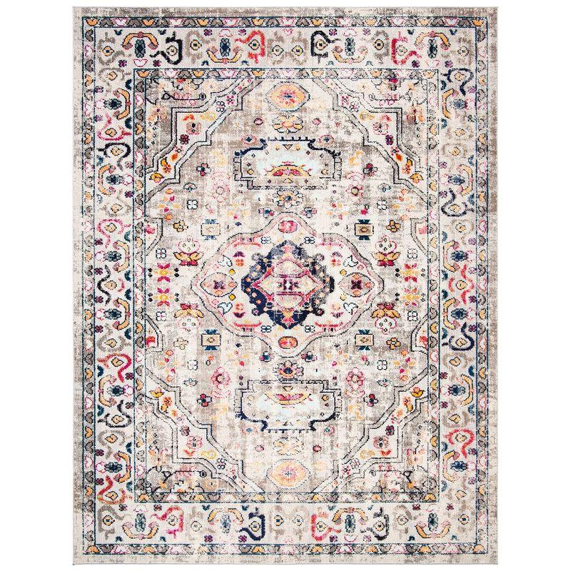 Madison MAD468 Power Loomed Indoor Area Rug - Grey/Blue - 9'x12' - Safavieh